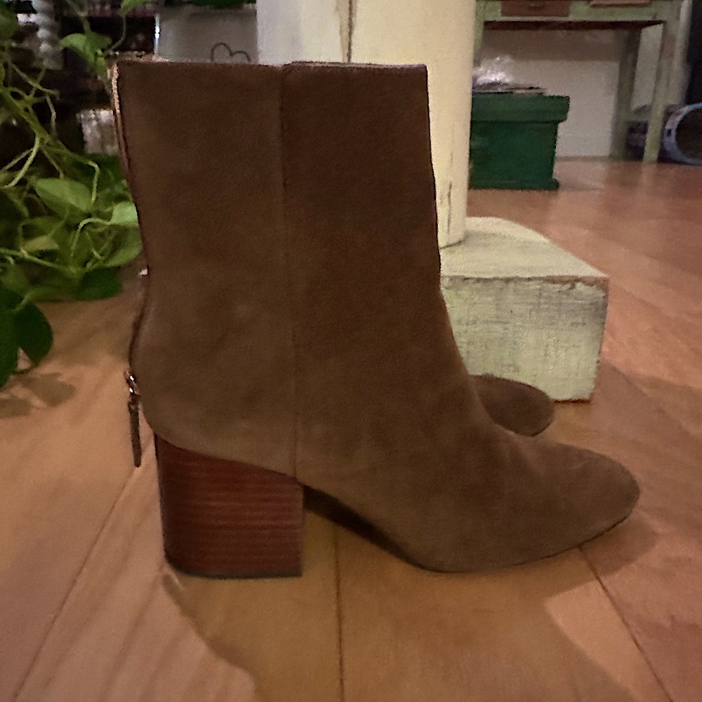 J Crew suede booties